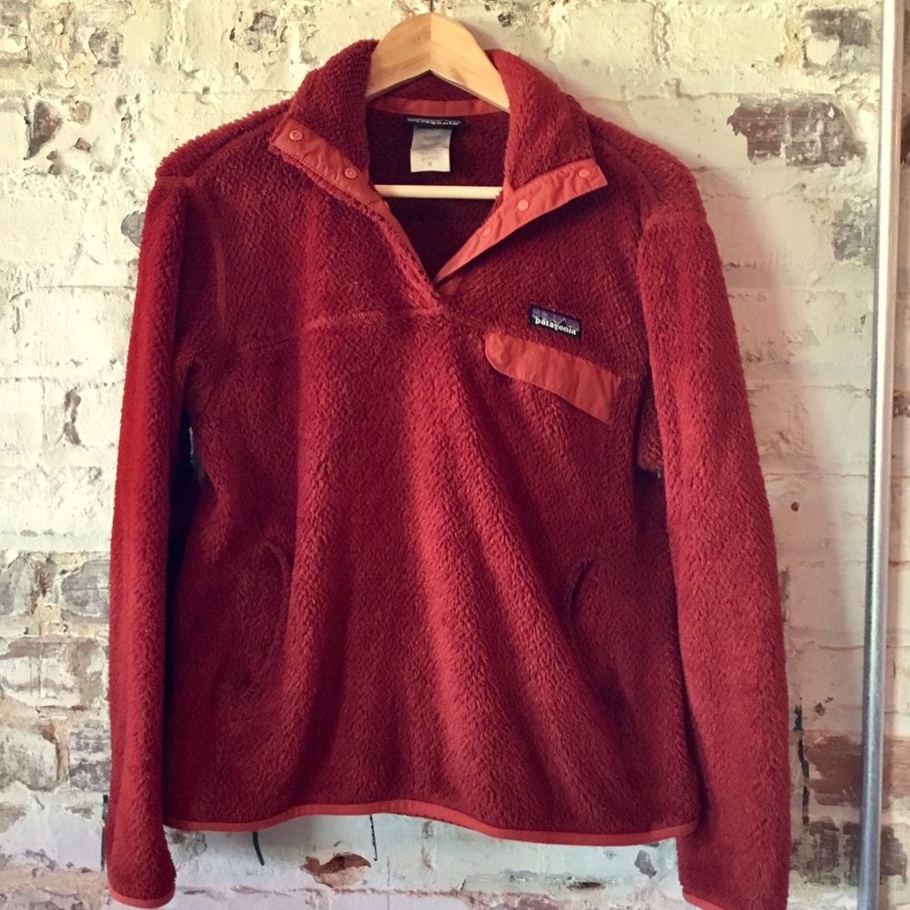 Patagonia Red Re-Tool Quarter ZIP